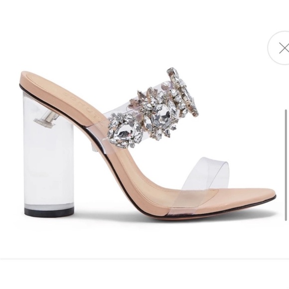 Schutz Blanck Slide Sandals Size 8 - Picture 4 of 10